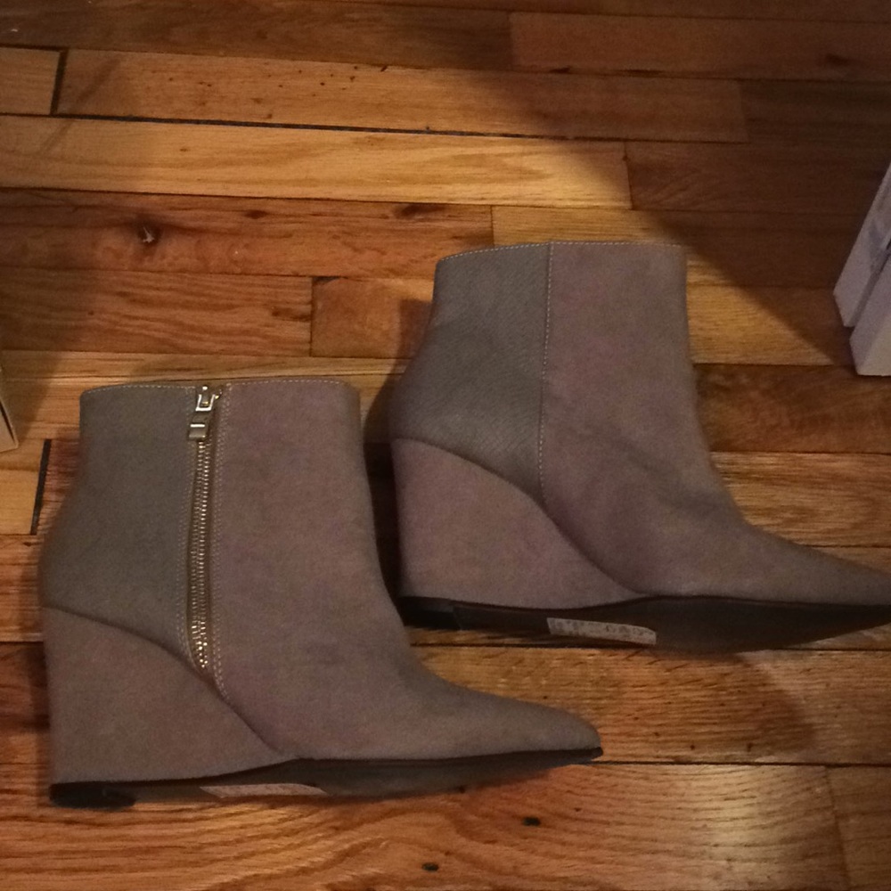 Wedge booties
